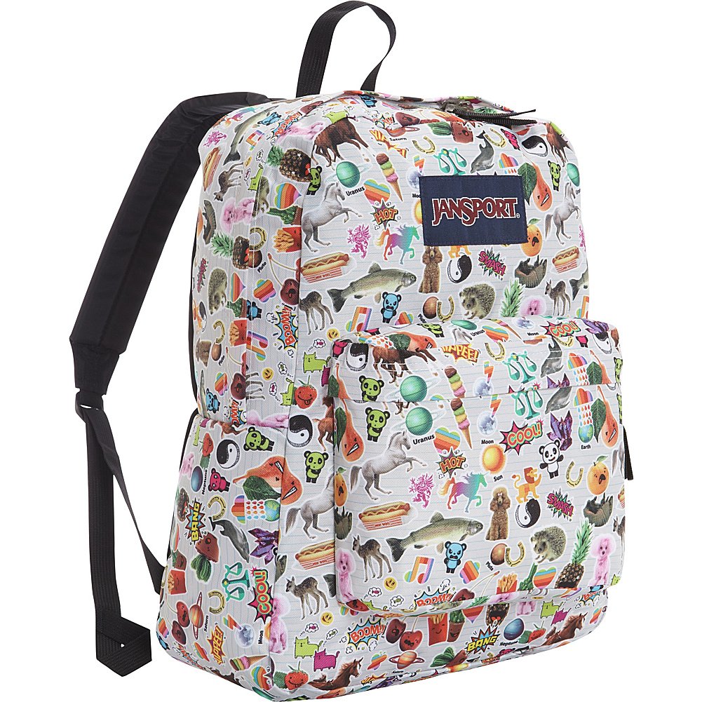 Jansport Superbreak Backpack Multi Stickers