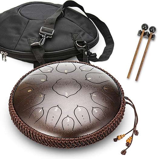 Hang Drum 15 Notes 35 cm Steel Tongue Drum Tuning Percussion