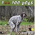RED EMBER Select - Poo Poo Dogs 2025 Wall Calendar 12 Month | 12" x 24" Open | Thick & Sturdy Paper | Giftable Dog Pooping Calendar 2025 | Secret Santa White Elephant Swap | Funny Dog Calendar 2025