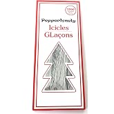 PEPPERLONELY 2000 Strands Icicles Tinsel Tree Christmas Decorations, Silver