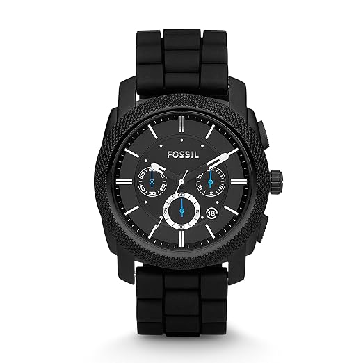 fossil men's machine stainless steel chronograph quartz watch