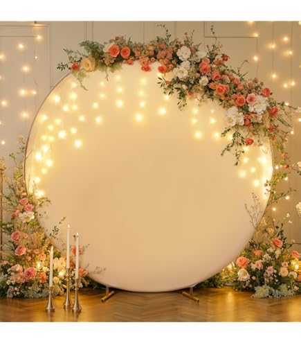 Runder Fotohintergrund „Happy Retirement“ – 1,8m, Schwarz-gold Mit Glitzer – Für Parties & Fotobox