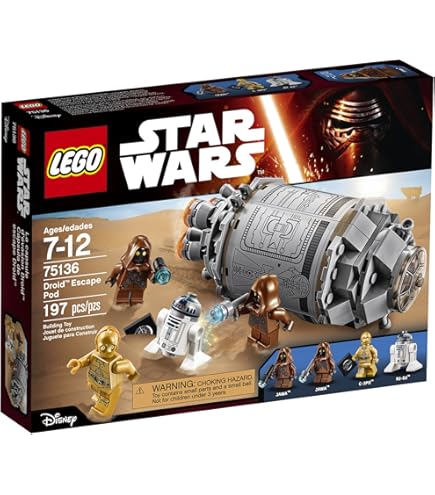 フルート本体 赤い装飾付き Amazon.com: LEGO Star Wars Droid Escape Pod 75136 : Toys & Games