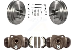 Transit Auto - Rear Brake Drum Shoes Spring And Cylinders Kit For Chevrolet Aveo Aveo5 Pontiac G3 Wave Wave5 With Hub Assembly K8N-100605