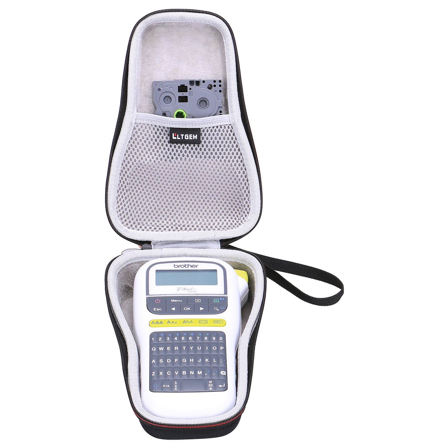LTGEM EVA Case for Brother PT-H110 Label Printer | Handheld | QWERTY Keyboard