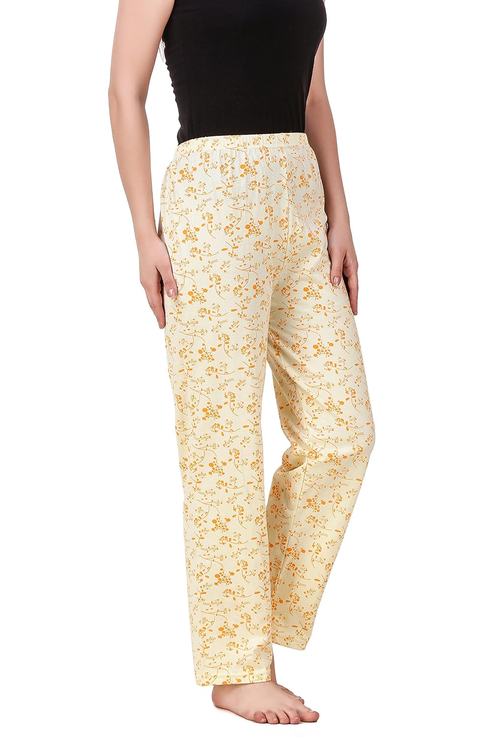 masha women's cotton printed multicolor pyjama