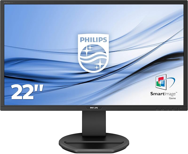 Philips 221B8LJEB 22 Inch FHD Monitor 60Hz 1ms TN Height Adjust Speakers USB Hub
