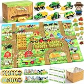 Happy Harvest Farm Montessori Educational Learning Toys Board Games for Kid | P/C Interaction Singing &amp; Silly Dancing Fun Family Board Games, Boosts Kids Coordination Imagination Confidence Achievement