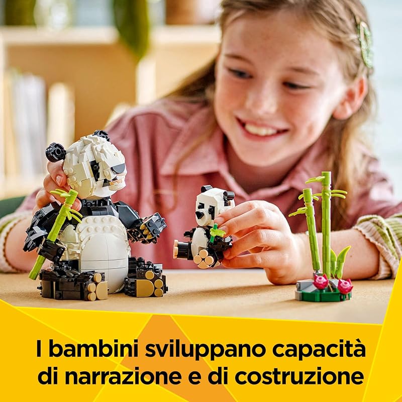 Creator 3 in 1 Animali selvatici: famiglia di panda 31165