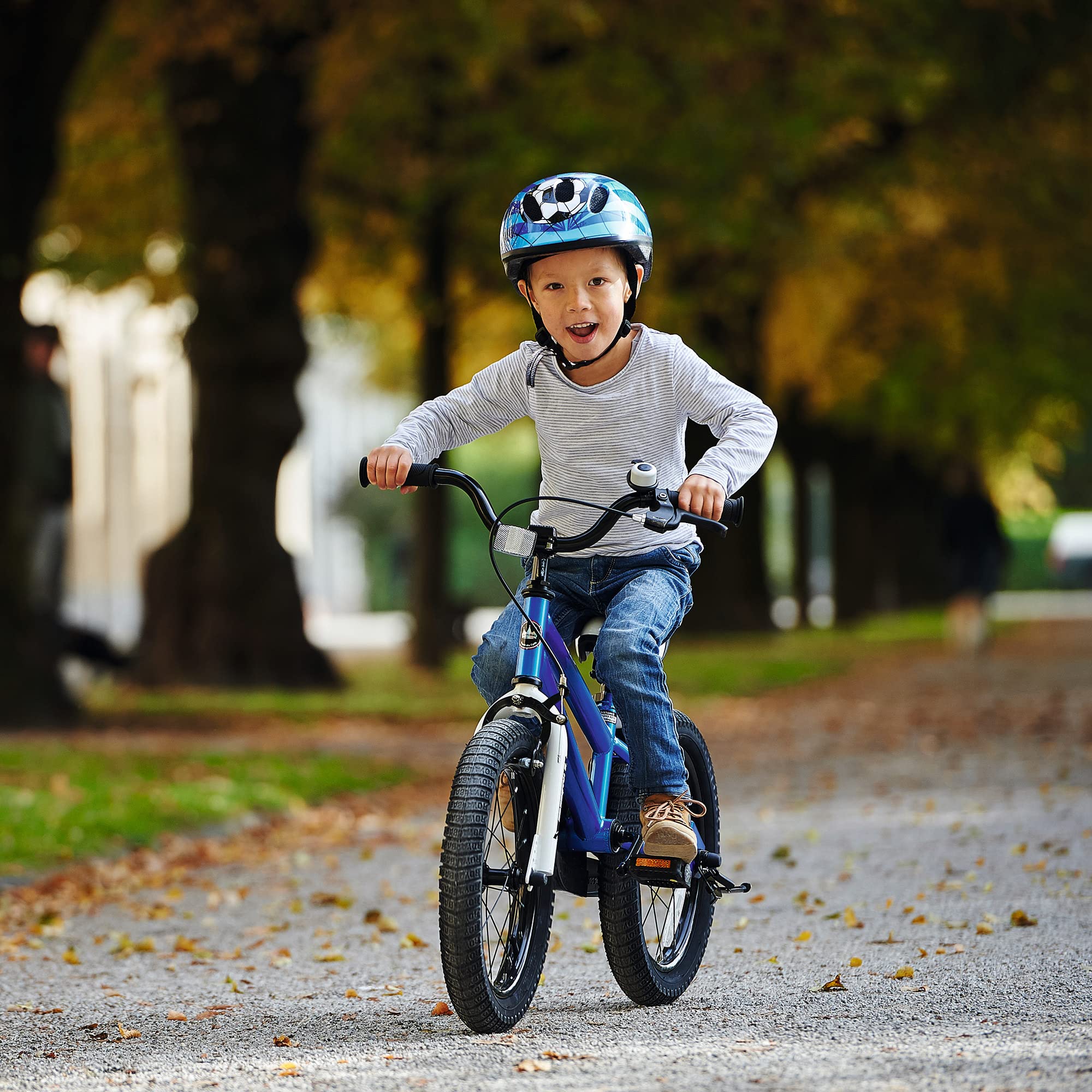 RoyalBaby Kids Bike EZ Balance to Pedal Dual Handbrake Toddlers Boys Girls Bicycle 12-20 Inch for Age 3-10 Years