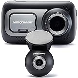 Nextbase 522GW Dash Cam Front and Rear Camera Small with App- 1440P/30fps Quad HD with Wi-Fi Bluetooth 10Hz GPS- Built-in Ale