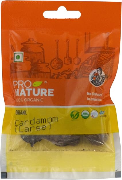 Pro Nature 100% Organic Cardamom (Large) 10g