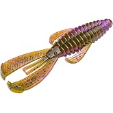 Strike King Rage Bug Fishing Lure, Soft Plastic Grub, Unique Design, Subtle Action