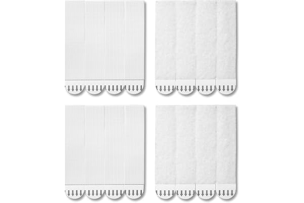 28-Pairs(56 Strips) Large Picture Hanging Strips, Removable Hook and Loop Tape, Picture Hanger Damage Free, Adhesive Strips f