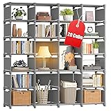 REIBII Bookshelf, Book Shelf, Bookcase, 20
