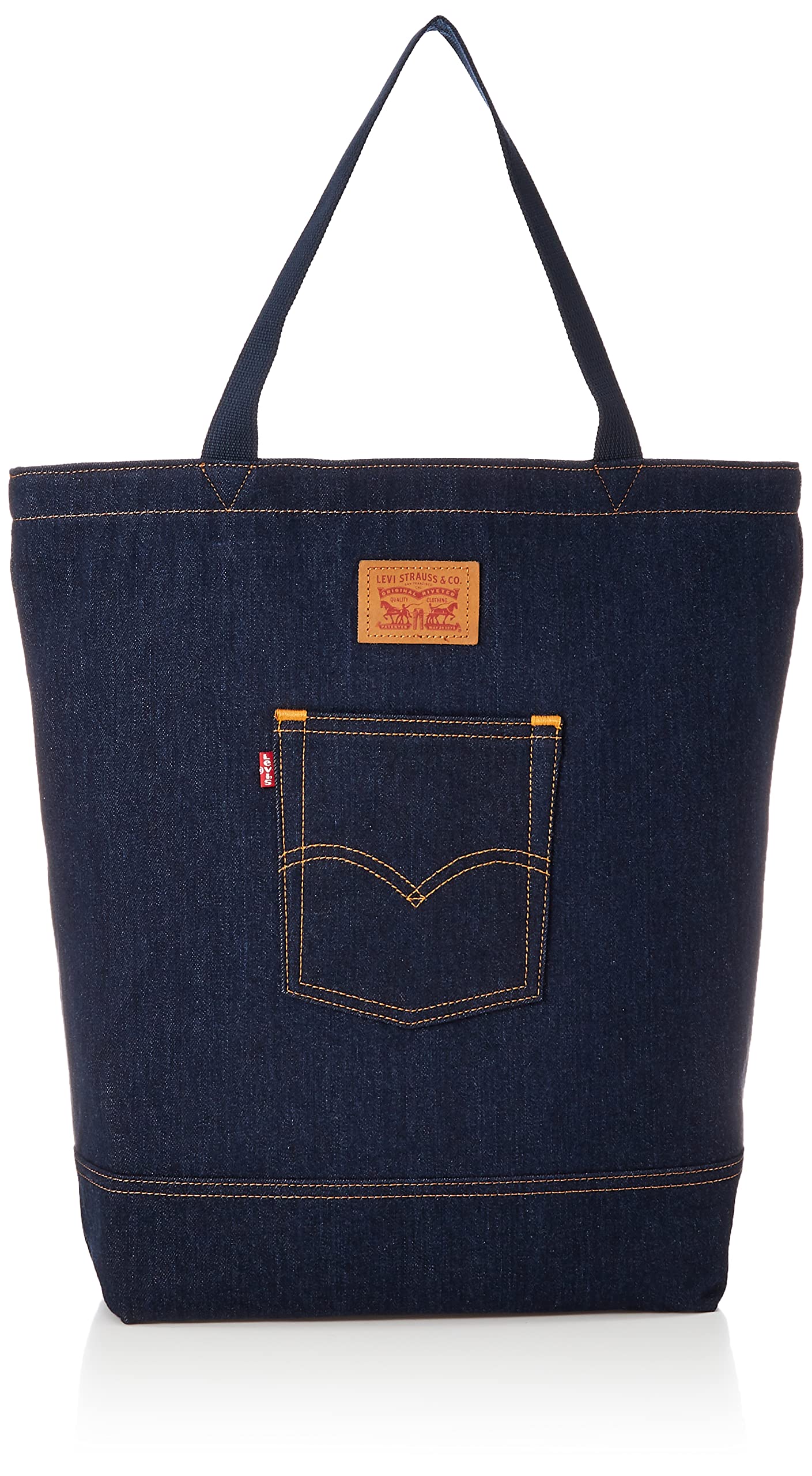 デニムトートバッグ pumpkin port トートバッグ デニムデカトートBAG レディース