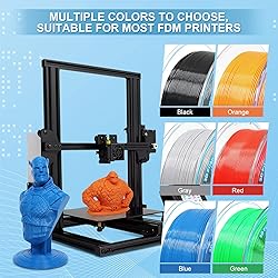 YOUSU PLA Filament 1.75mm Gray 1KG, 3D Printer
