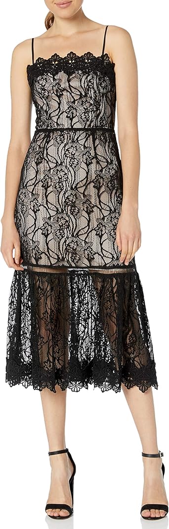 dakota lace midi dress