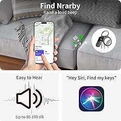 Tracker Tags-2 Pack Deep Black, 5.3 Bluetooth