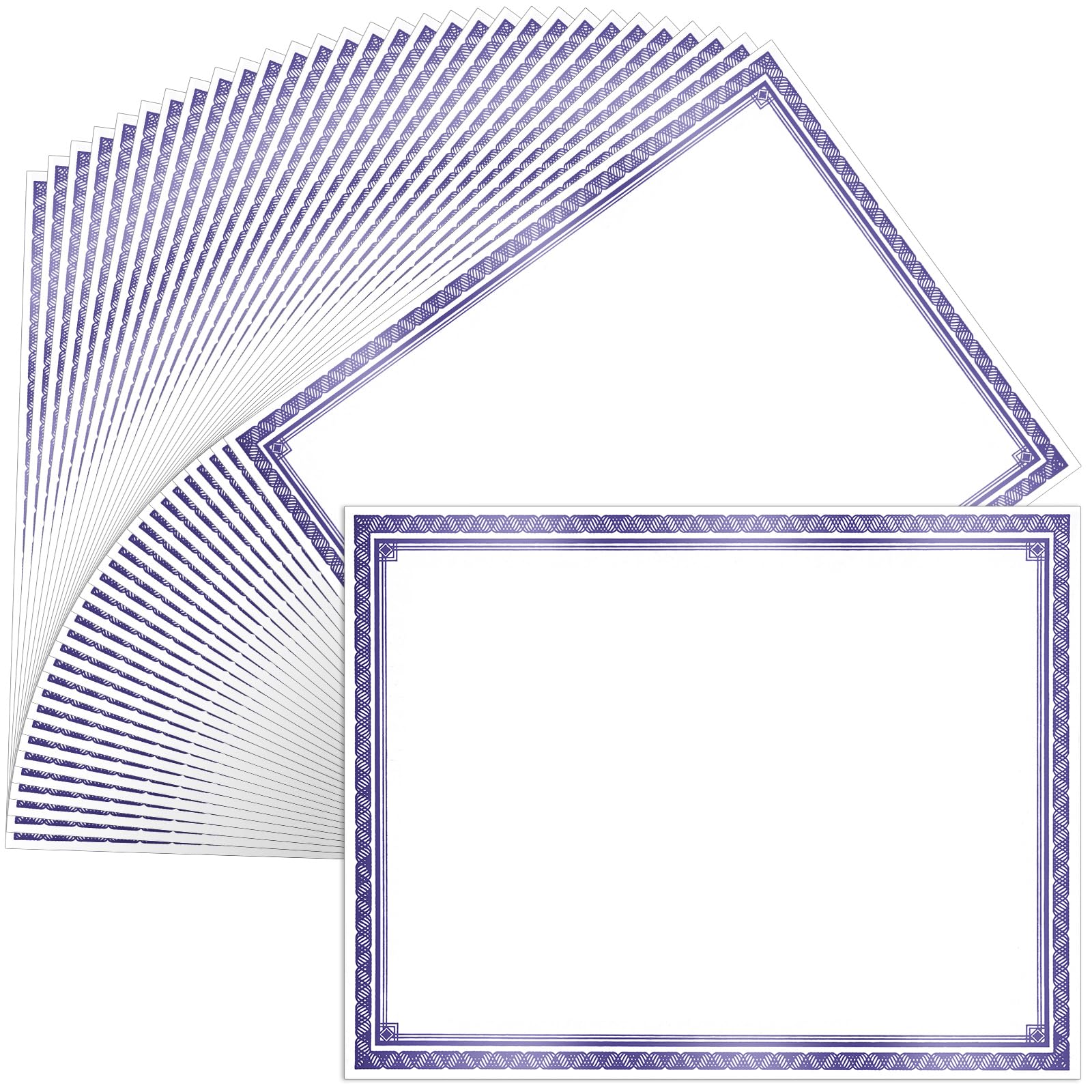 Printed Paper Color:blue Sinload 150 Sheets Certificate Paper 8.5 x 11 for Printing Blank Award ...