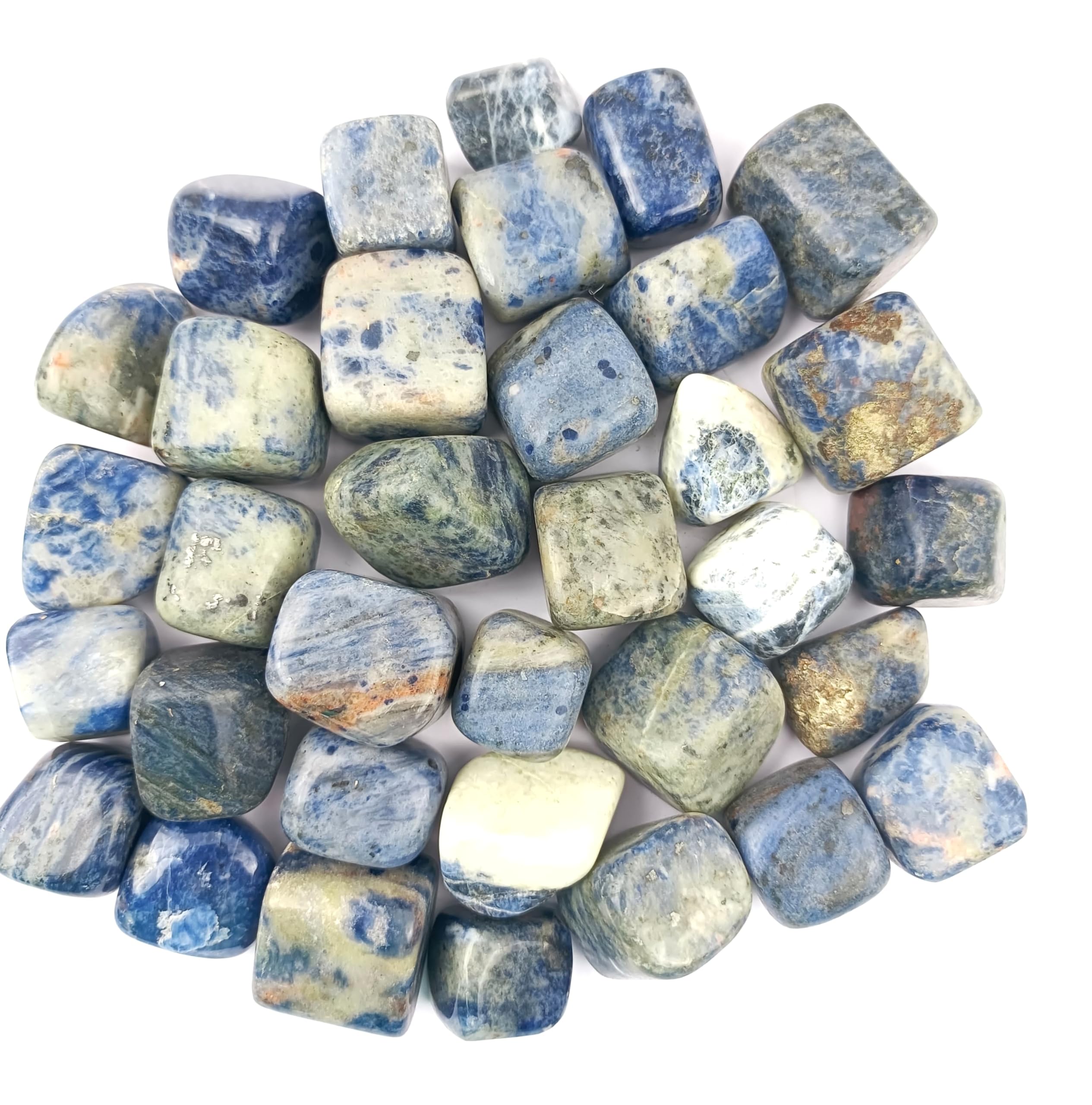 Jet International Wow Sodalite Tumbled Stone 00 Grams