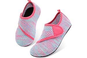 JOINFREE Kids Boys and Girls Swim Water Shoes Toddler Quick Dry Aqua Socks Barefoot Skin Shoes for Beach Sports