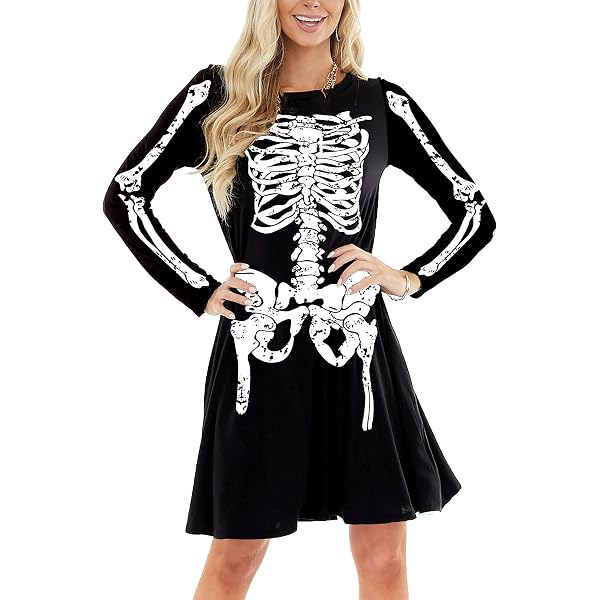 knee length dresses for ladies A-Line/Princess Round-Neck Short Sleeves Short/Mini Halloween Performance Costumes Dress with Apron, M / Orange