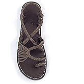 Plaka Flat Sandals for Women Palm Leaf