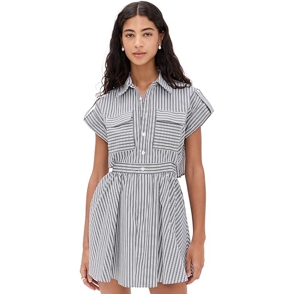 alice + olivia Women's Claire Tiered Mini Dress, Garden