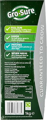 Gro-Sure Aqua Gel Coated Smart Grass Lawn Seed 25 m2 1 kg view 5