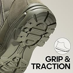 NORTIV 8 Men's Military Tactical Work Boots Side