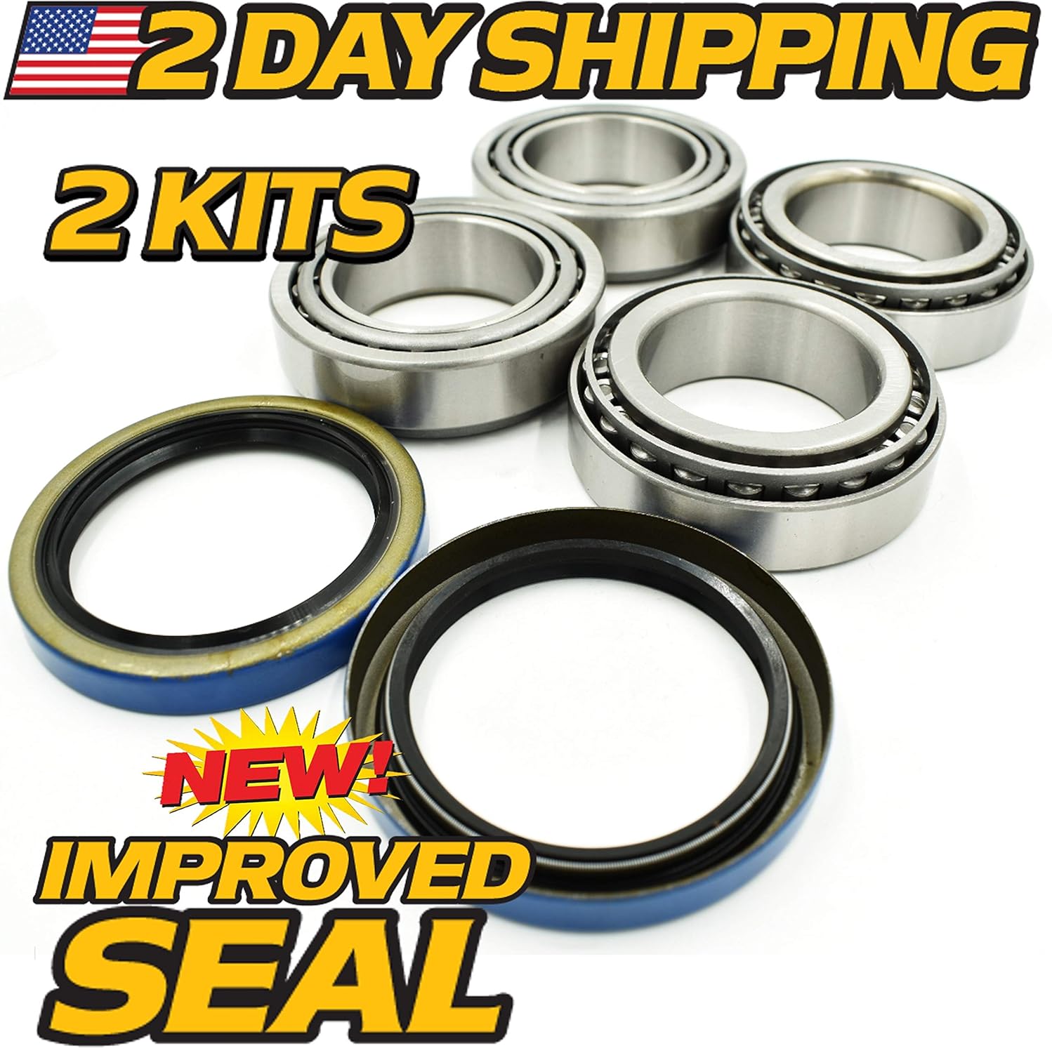 LM104949 Bobcat Skid Steer Axle Hub Bearing & Seal Kit 6658228 LM104911