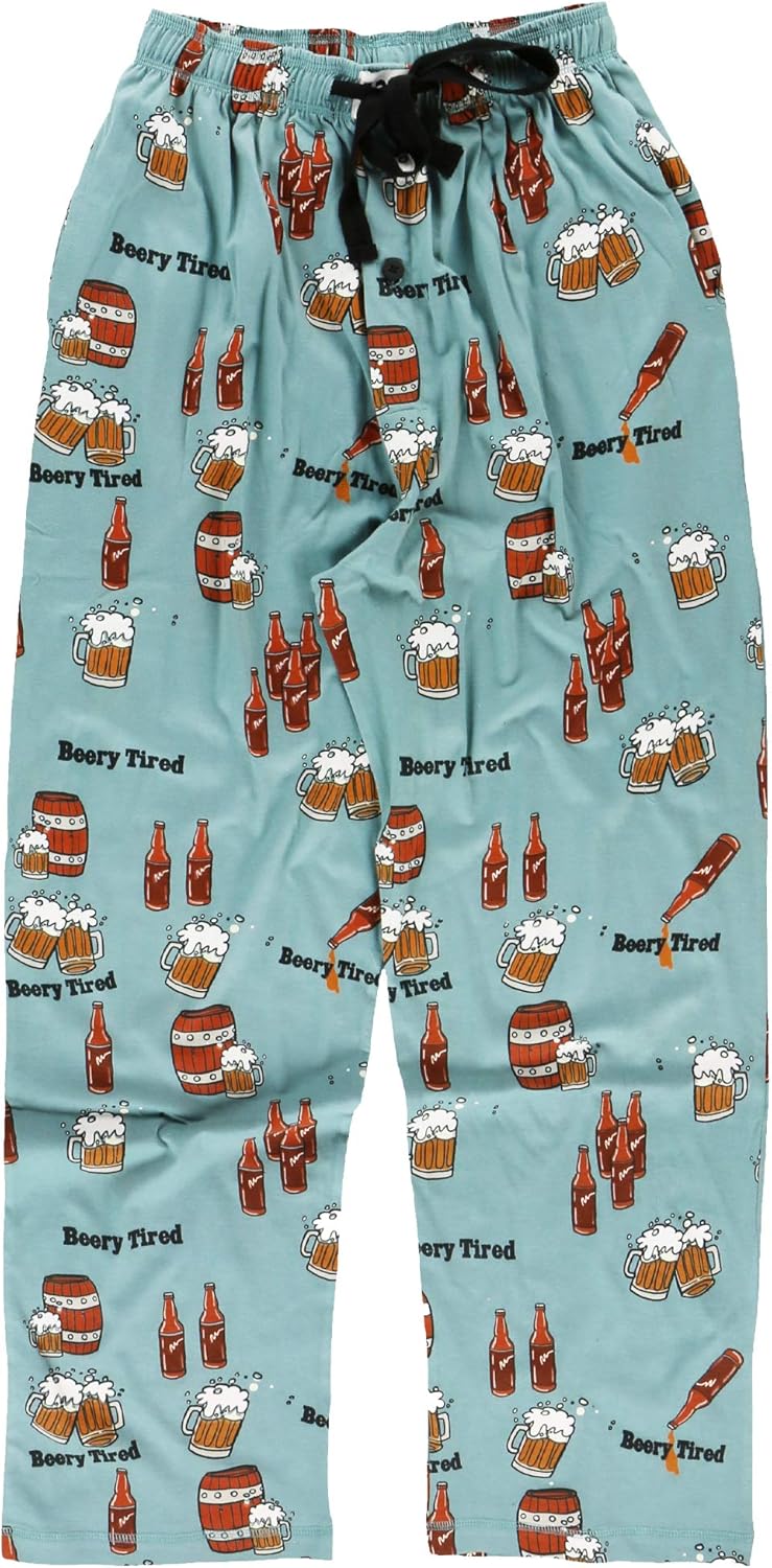 Lazy One Pajama Pants for Men, Men's Separate Bottoms, Lounge Pants, Funny, Humorous