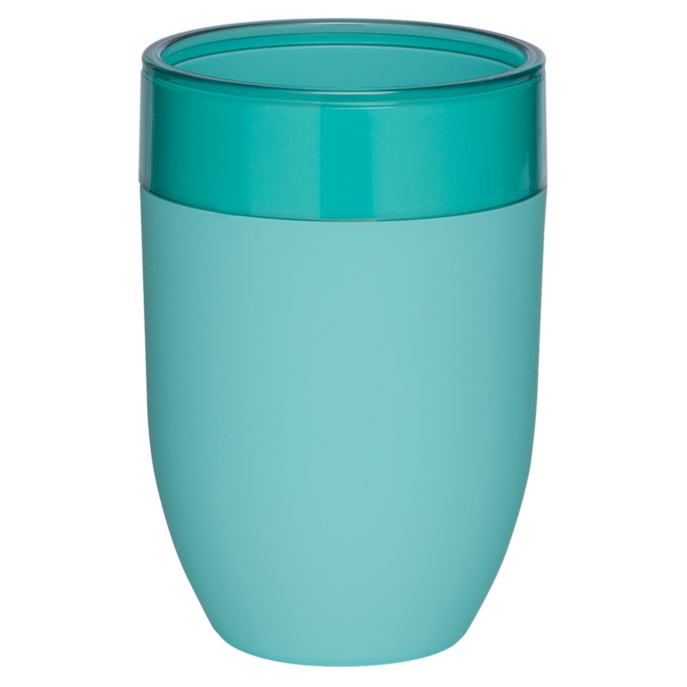Sealskin Bloom Tumbler, ABS, Aqua, 7.7 x 11.4 x 7.7 cm
