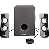 AmazonBasics AC Powered 2.1 30W Bluetooth Speakers with Subwoofer