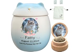 Custom Cat Urn,Pet Urn,Pet Urns for Cats,Pet Cremation Urn,Cat Urns for Ashes,Urns for Cats,Pet Urns for Cats Ashes,Ceramic U
