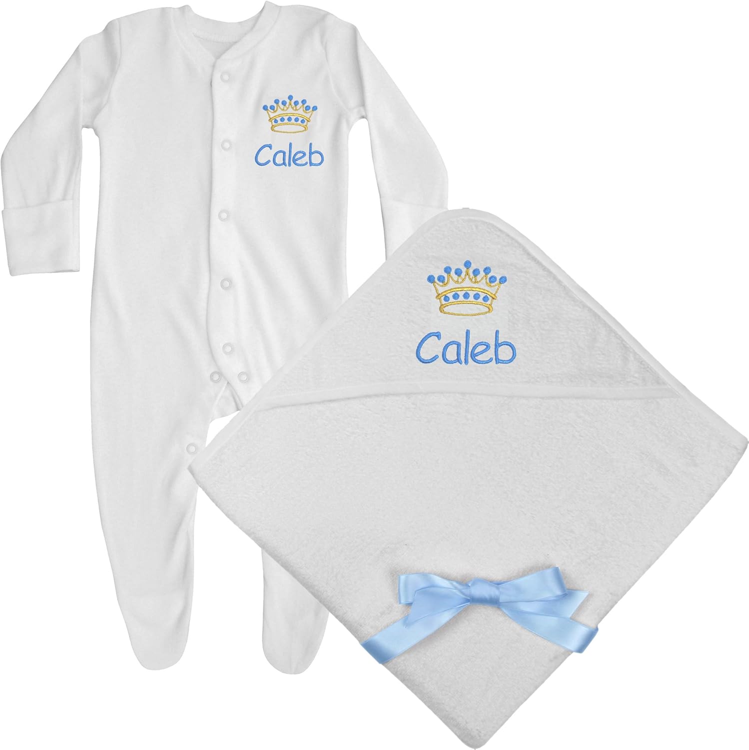 personalised baby bath towels