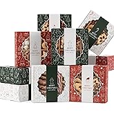 Beautiful Christmas Cookie Boxes Set Of 9 - Cute Containers Are Perfect To Share Delicious Homemade Cookies, Candy Or Cupcake