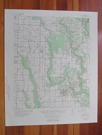 De Witt Arkansas 1954 Original Vintage USGS Topo Map