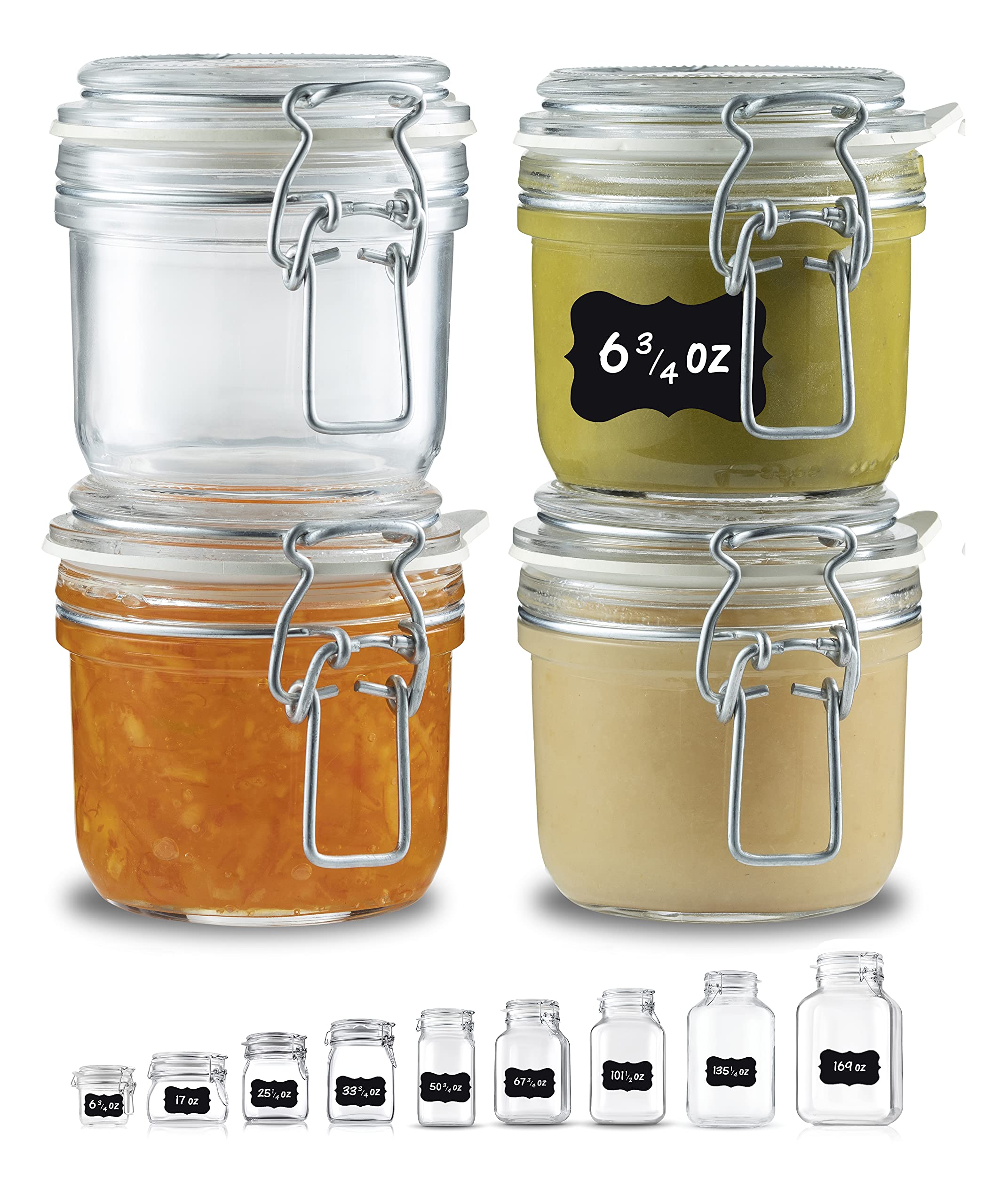 thumbnail image 2 of Aazon.co: Borioli Rocco Fido Collection, 2 Pack, 17 Oz. Food Storage... 2 of 11