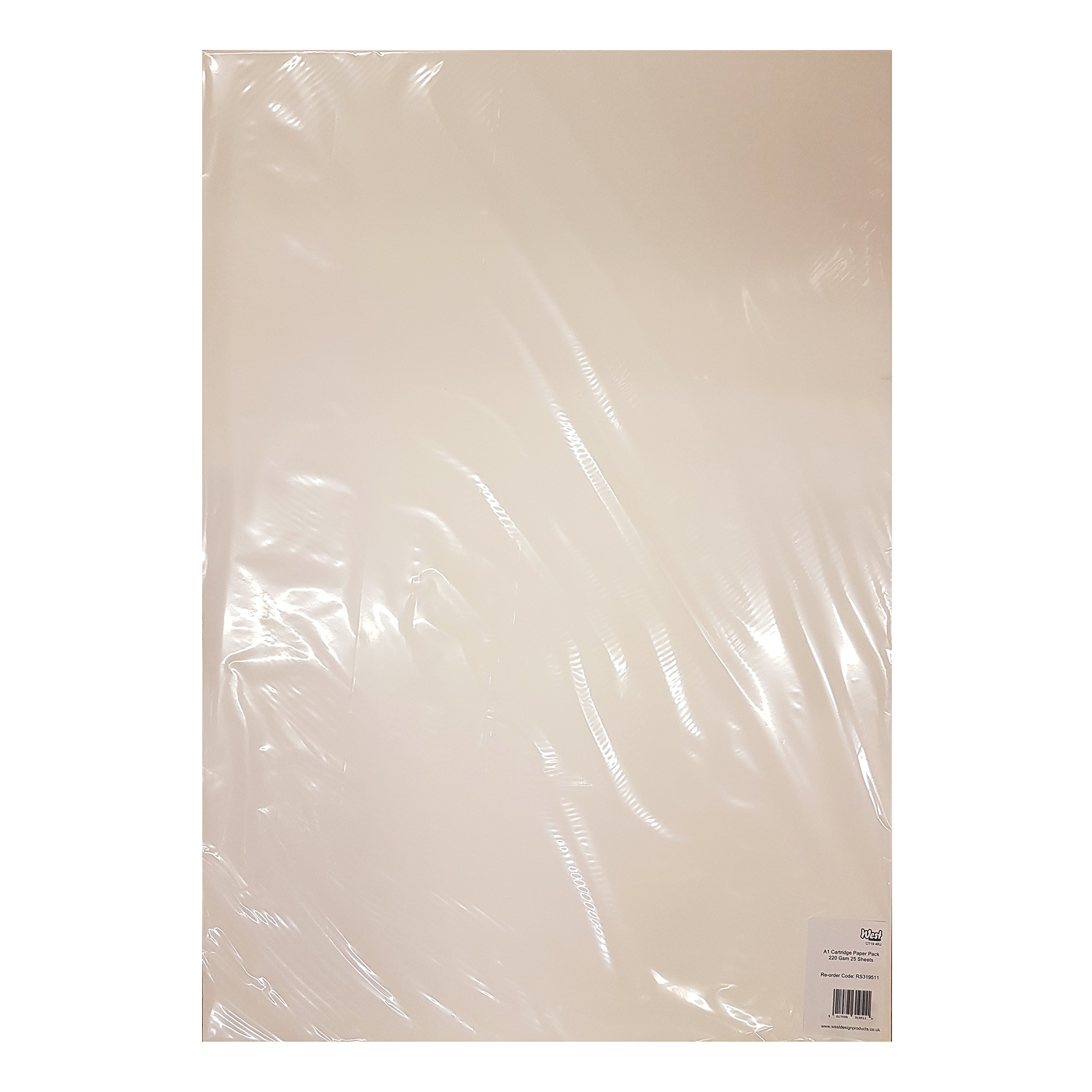 West Design RS319511 A1 220 GSM Premier Cartridge Paper Pack (Pack of 25 Sheets)