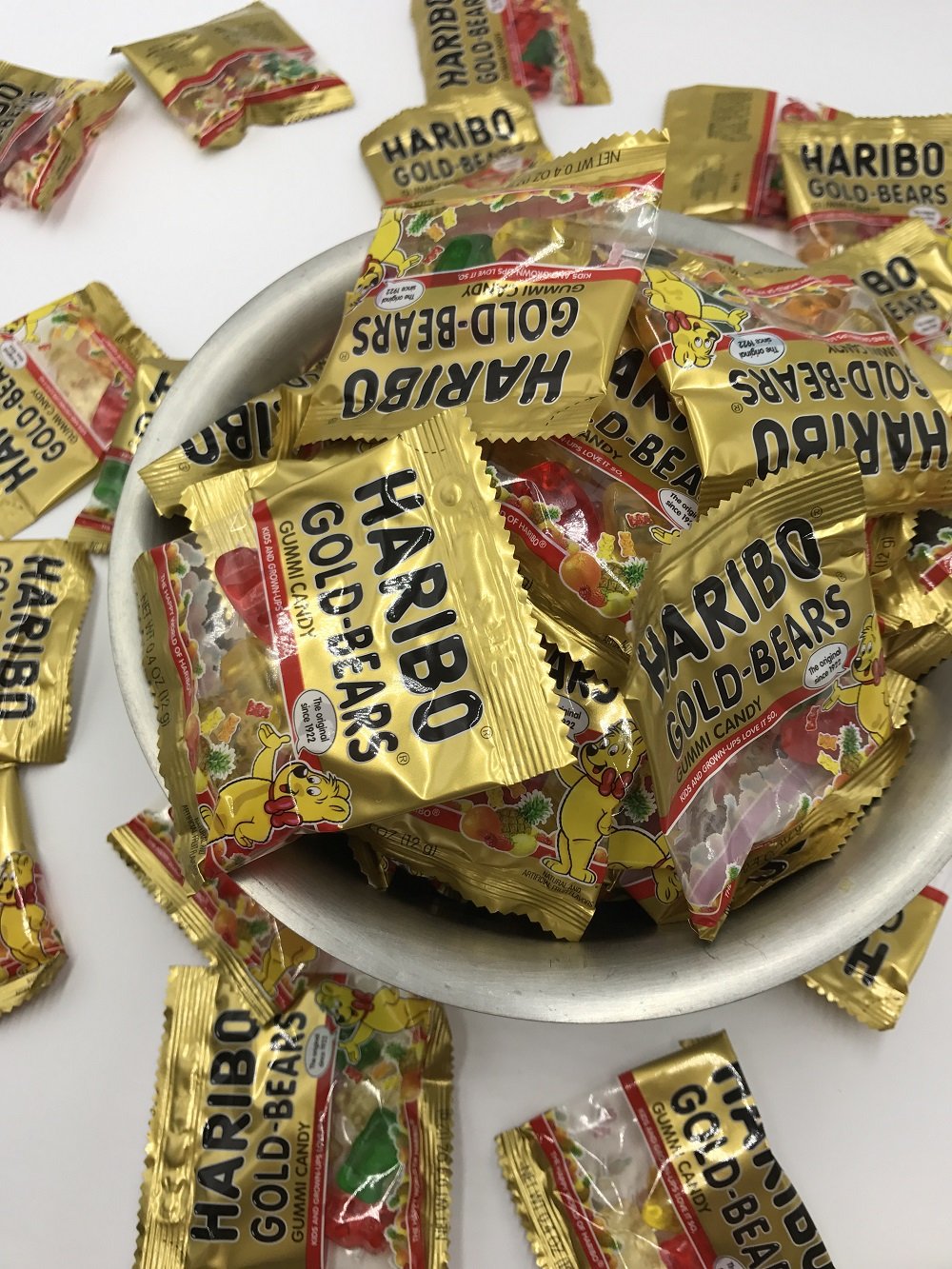 Haribo Goldbears Gummi Candy Treat Bags, Individually Wrapped Mini Bags, 9.5 Ounce (Pack of 1): Grocery & Gourmet Food