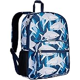 Wildkin ECO rPET Kids Backpack – Recycled, Padded, Adjustable for School & Travel – Sharks