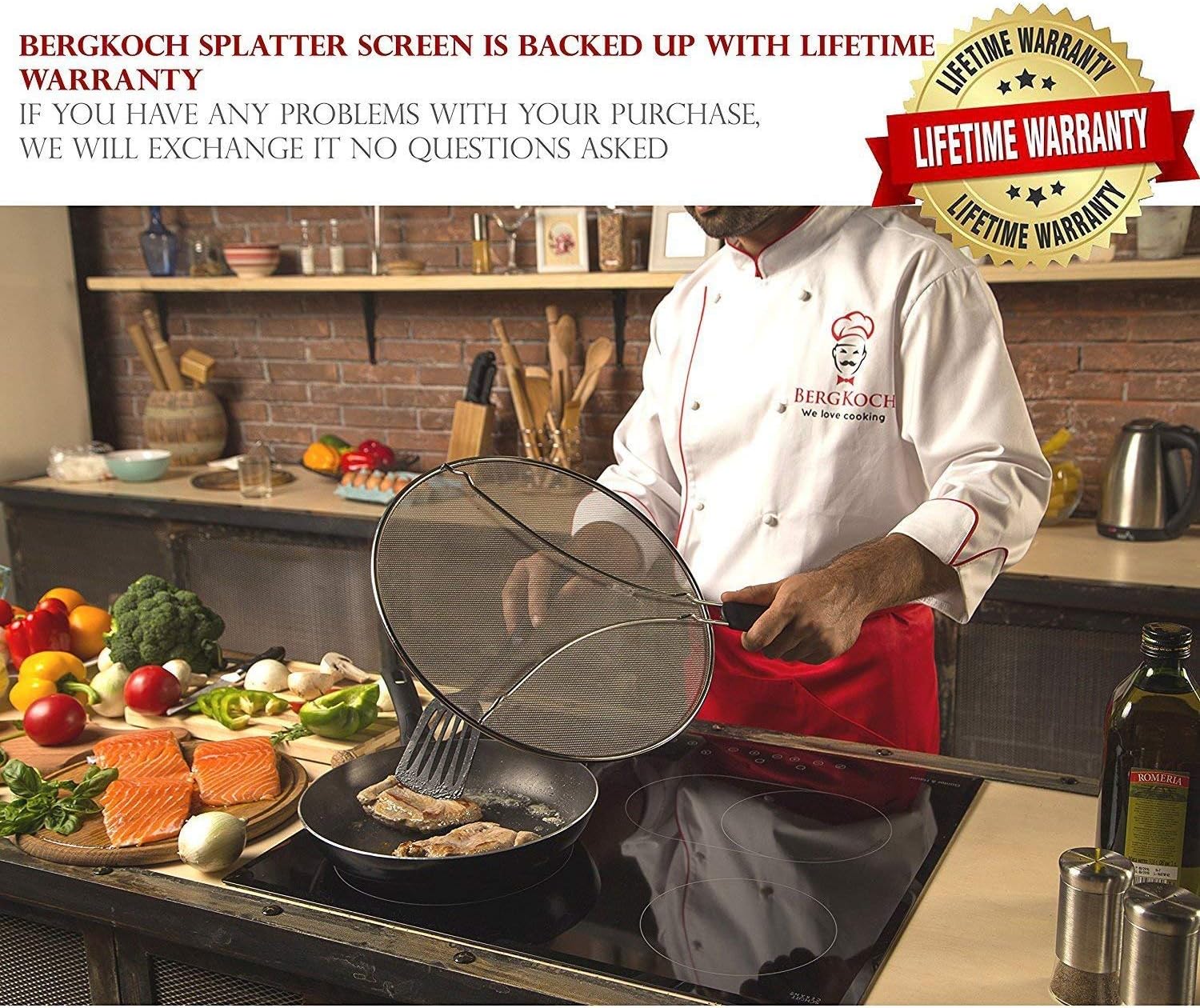Zeeanker Grease Splatter Screen for Frying Pan, Stops 99% of Hot Oil Splash, Protects Skin from Burns - Image 5