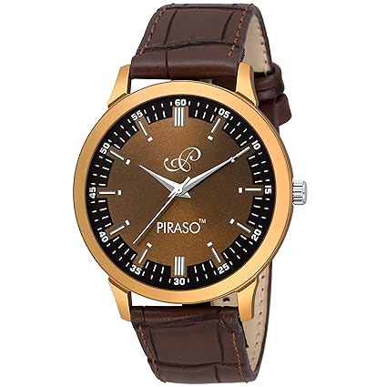 Times Quartz Movement Analog Slim Watch 57-BR-G