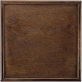 YELARXI Wooden Serving Tray Square Wood Serving Tray Decorative Platter, 9.5x9.5 Inch Fit for Home Decor Kitchen Coffee Table Candle Holder, (Brown)