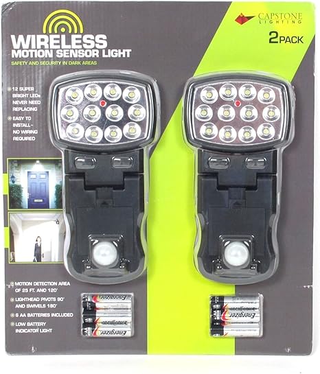 Amazon.com : Capstone Lighting Wireless Motion Sensor Light - 2 Pk