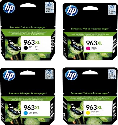 HP 963XL Black Cyan Magenta Yellow Original Ink Cartridges for OfficeJet Pro