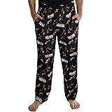 Marvel Men's Iron Man Retro Comic Allover Print Loungewear Pajama Pants