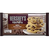HERSHEY'S Kitchens Baking Milk Chocolate Chips, Baking supplies, 11.5 oz. bag (12 pack)